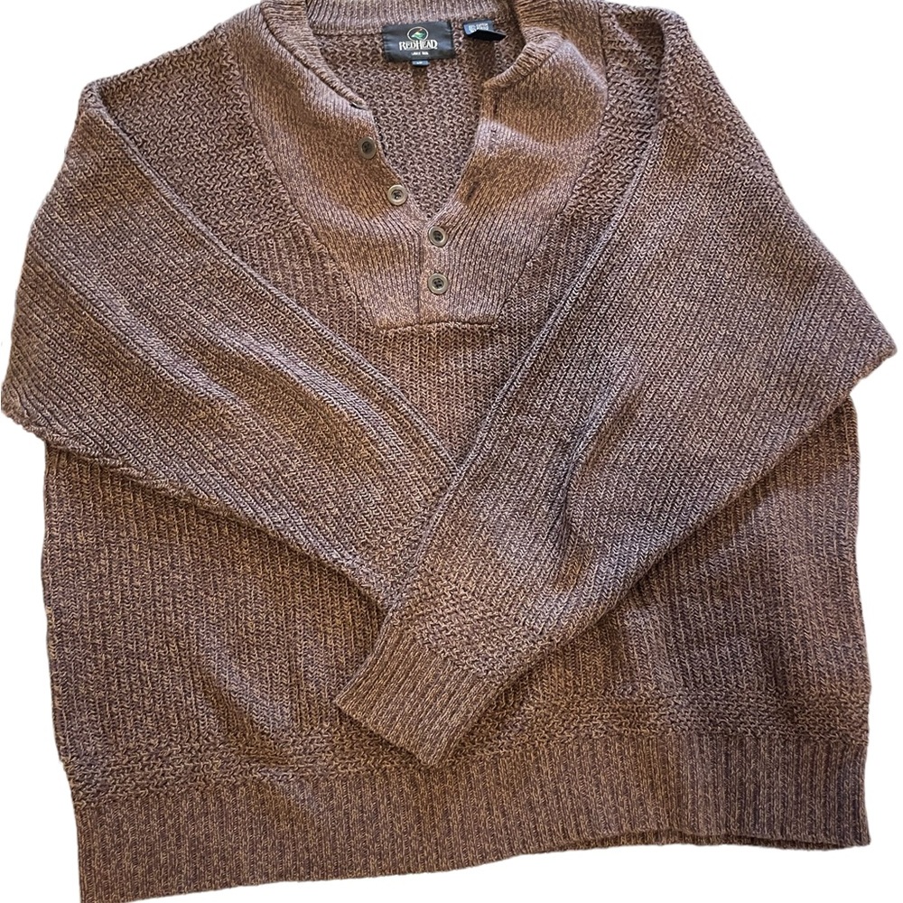 Oversized mens sweater. Redhead LT